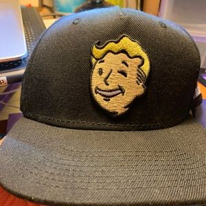 SnapBack Hat Black Wool Fall Out Boy Game Embroidered 2015 Bethesda